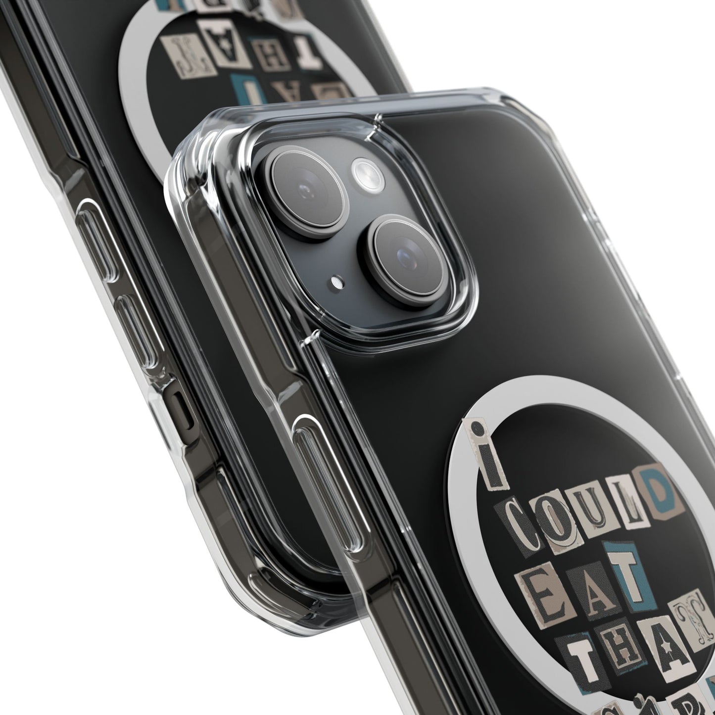 Mixed Message Collage Magnetic Clear Impact Case