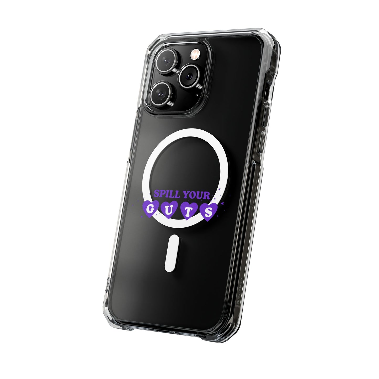 Spill Your Guts Heart Magnetic Clear Impact Case