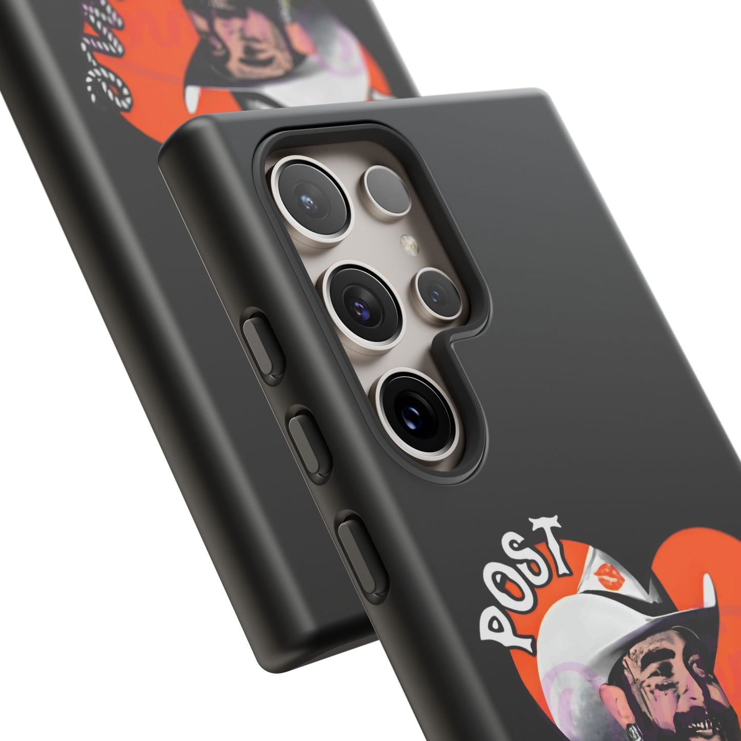 Tough Samsung Case (S20–S25) – Post Malone Heart Design