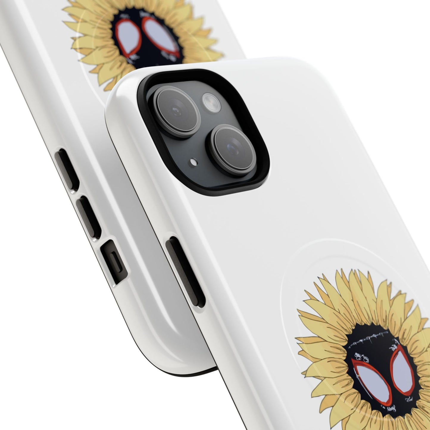 Sunflower Mask Illustration Tough Magnetic Case