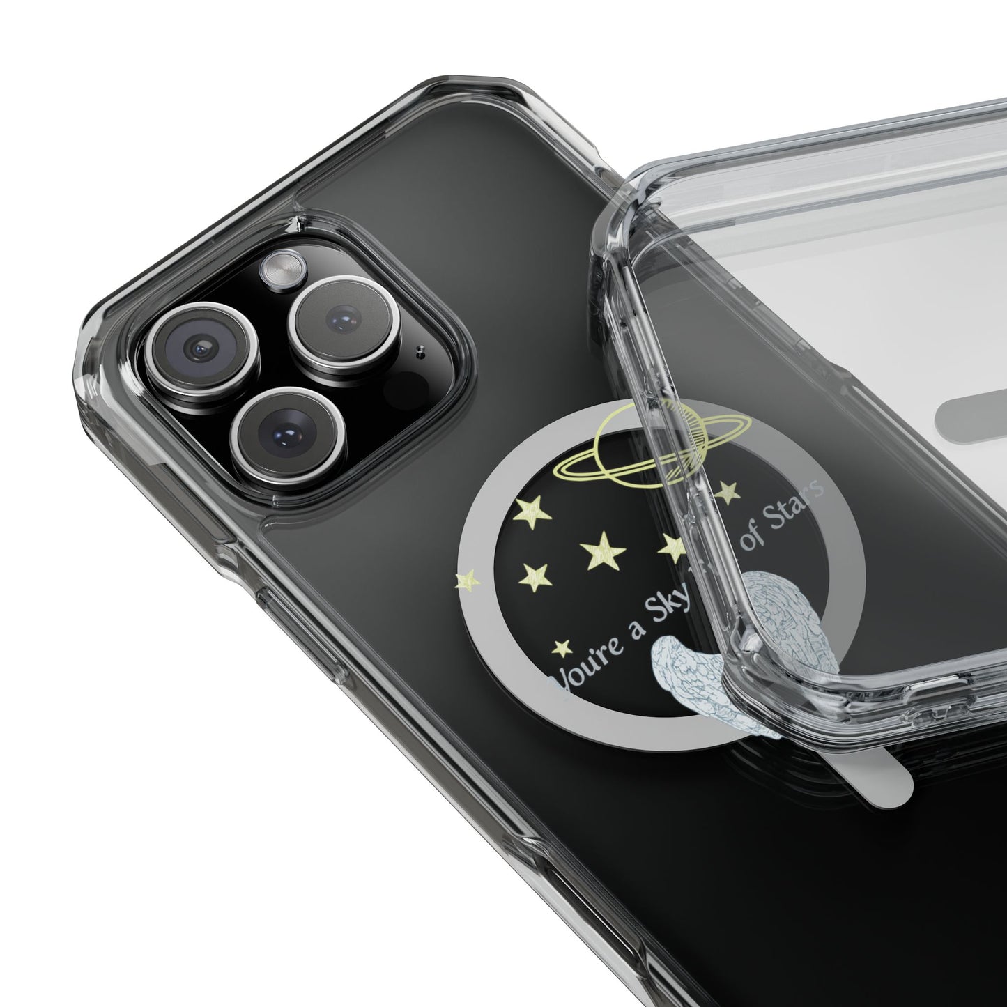 Starry Sky Wings Magnetic Clear Impact case