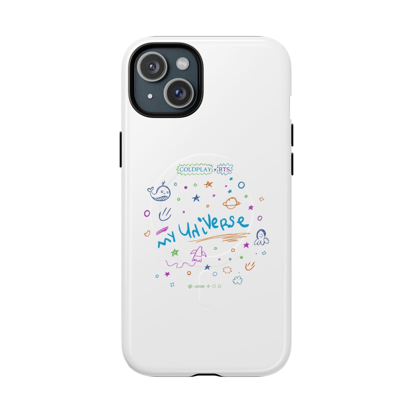 Neon Space Doodles Tough Magnetic Case