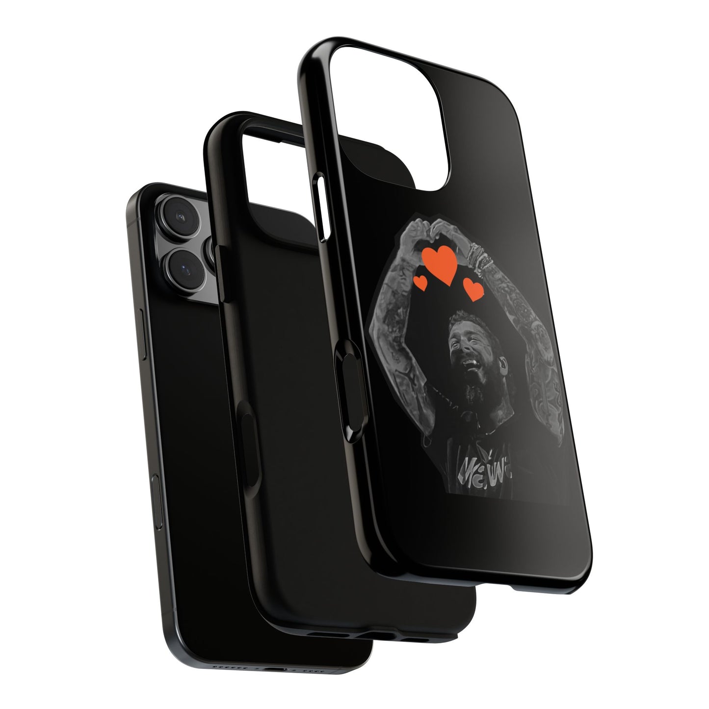 Tough iPhone Case (12–16 Pro Max) – Post Malone Heartfelt Wishes