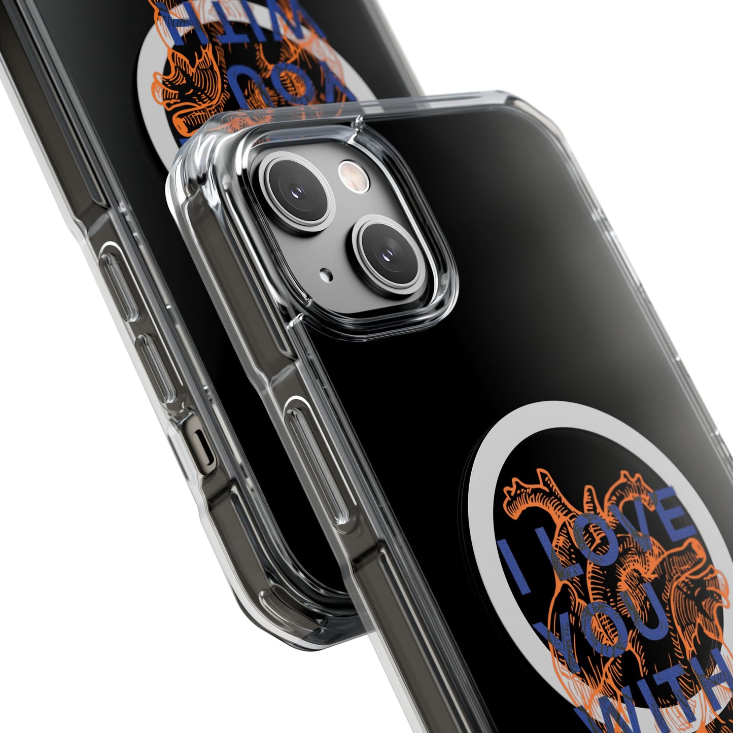 All My Heart Anatomical Art Magnetic Clear Impact case