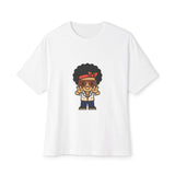 Afro Disco Mood Unisex Oversized Boxy Tee