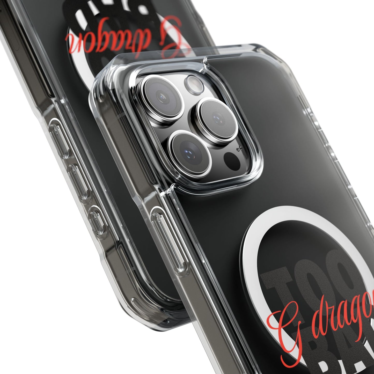 Signature Flame Script Magnetic Clear Impact Case