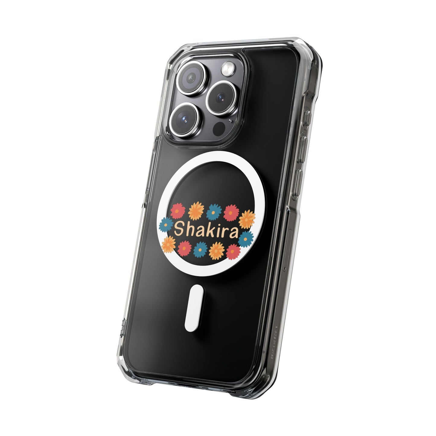 Retro Floral Groove Clear Impact case