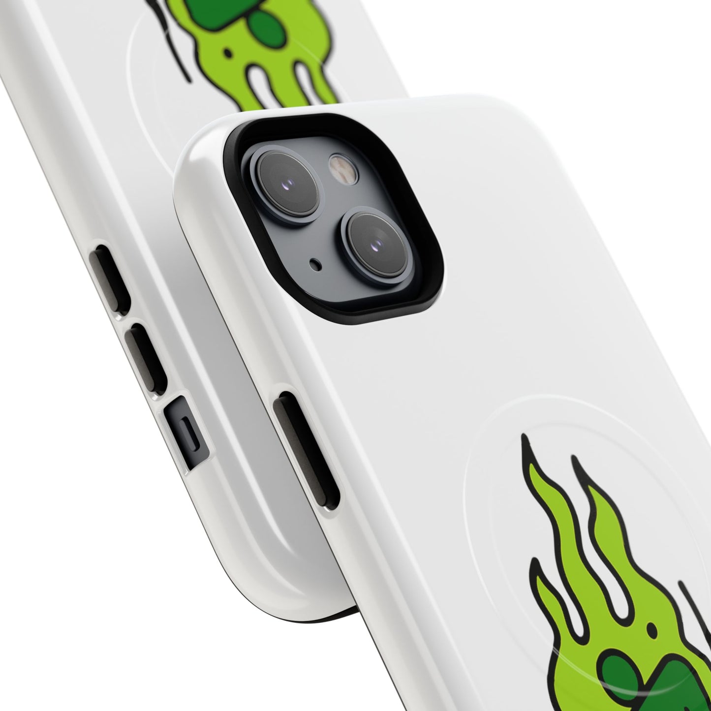 Green Flame Icon Tough Magnetic Case