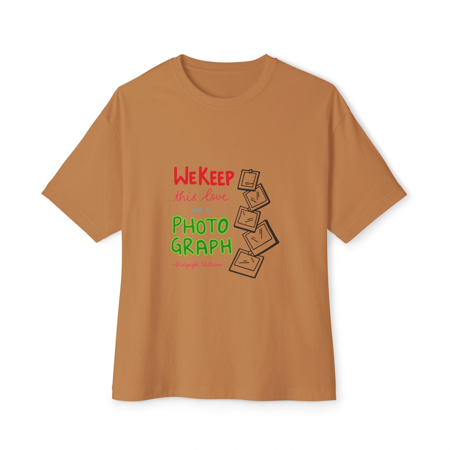 White Paw Print Oversized Boxy Tee