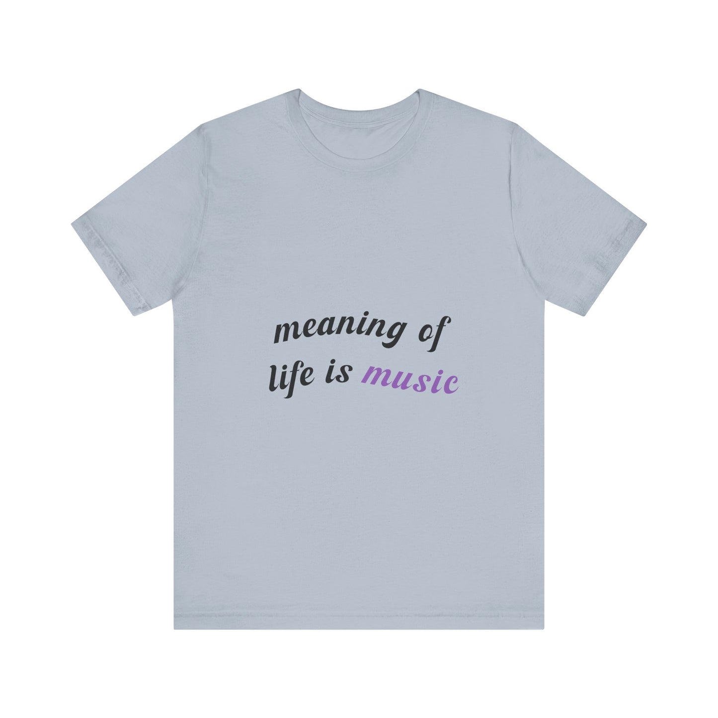 Feel the Music Vibe Unisex Jersey short sleeve tee