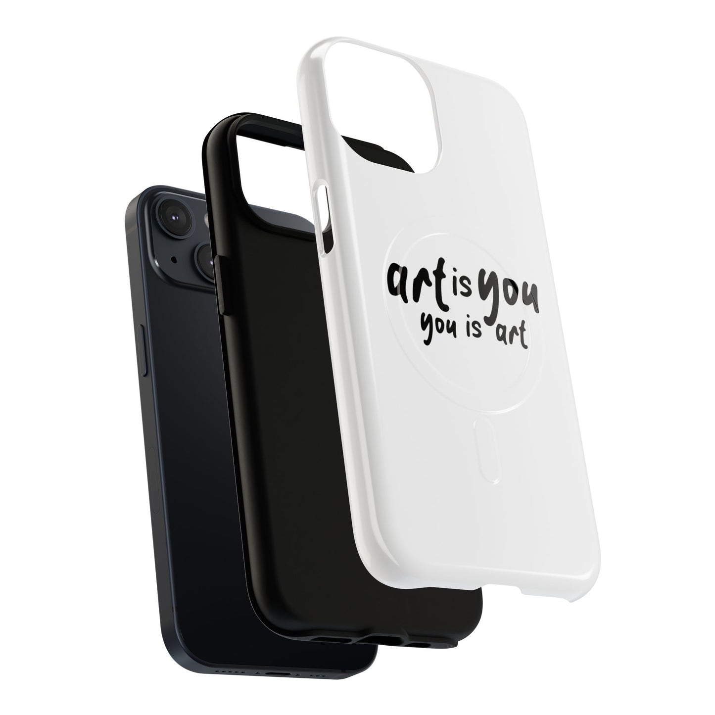 Red Scribble Heart Tough Magnetic Case