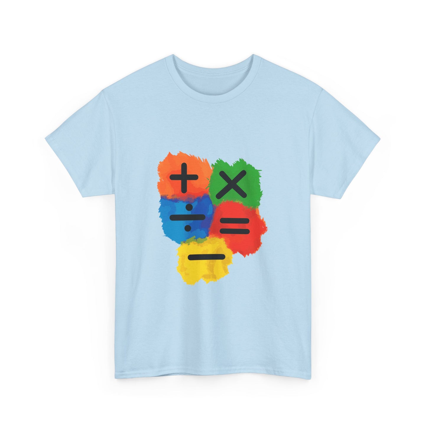 Orange Equals Symbol Unisex Heavy Cotton Tee