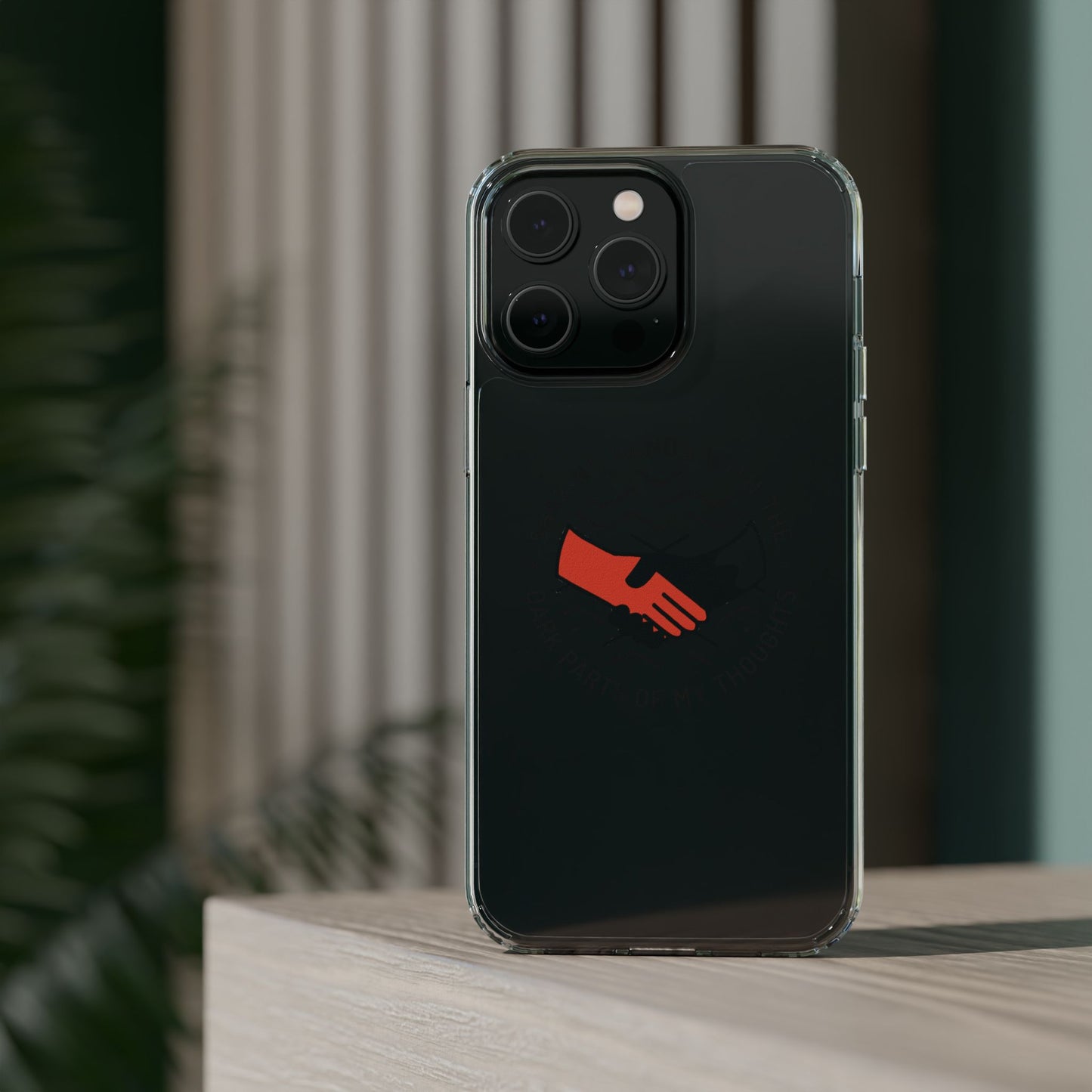 Dark Grip Clear Case