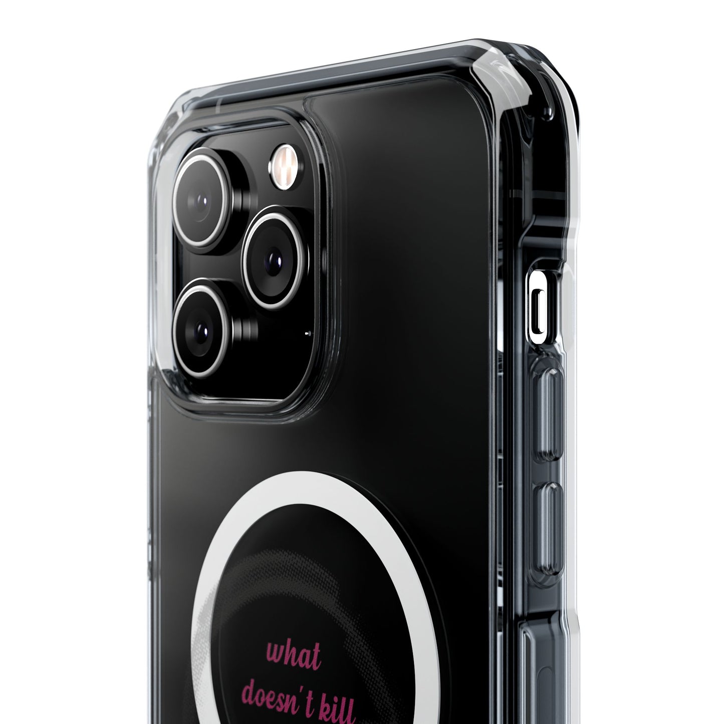 Stronger Soundwaves Magnetic clear Impact Case