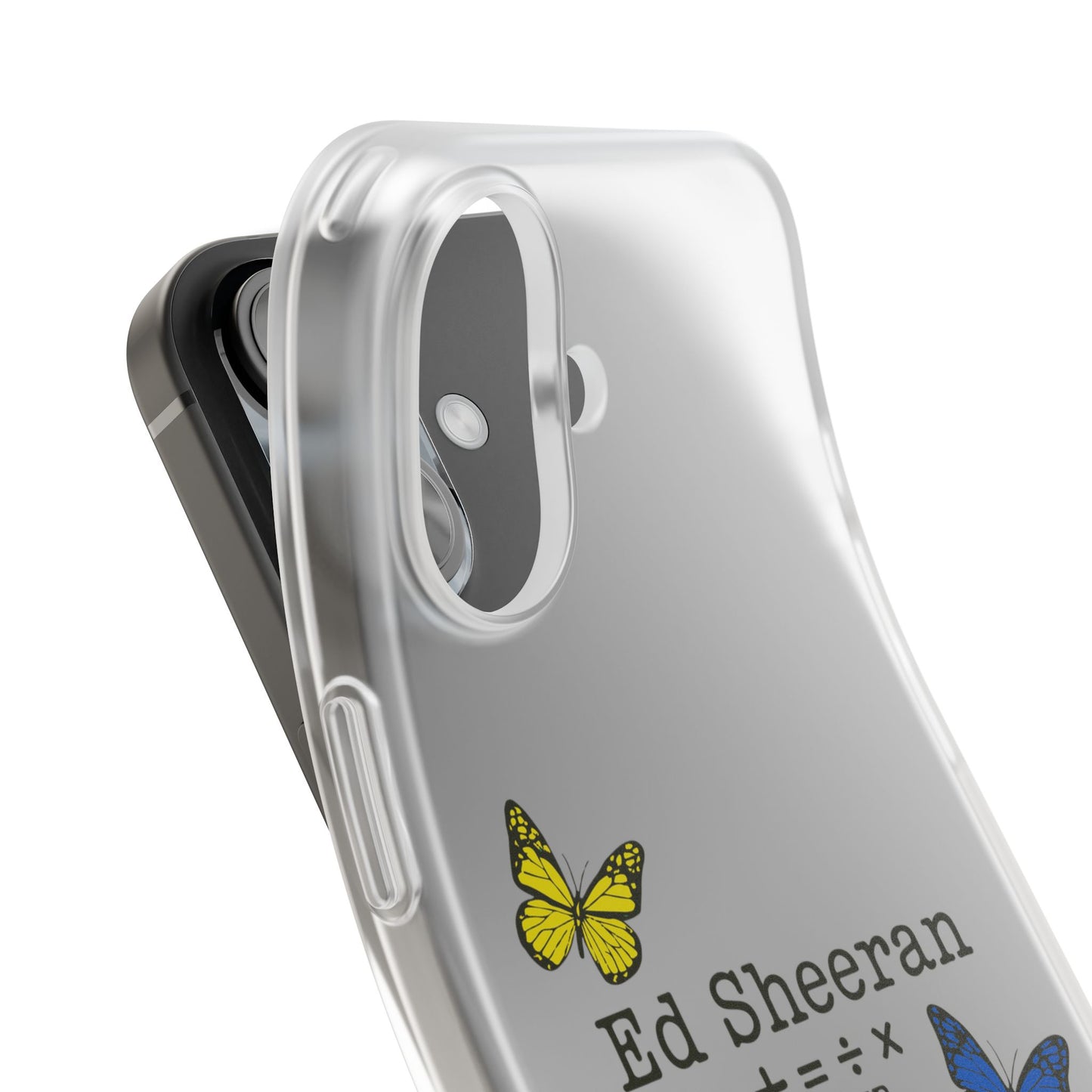 Flexi Case – Ed Sheeran butterfly edition (iPhone X–16 Pro Max)