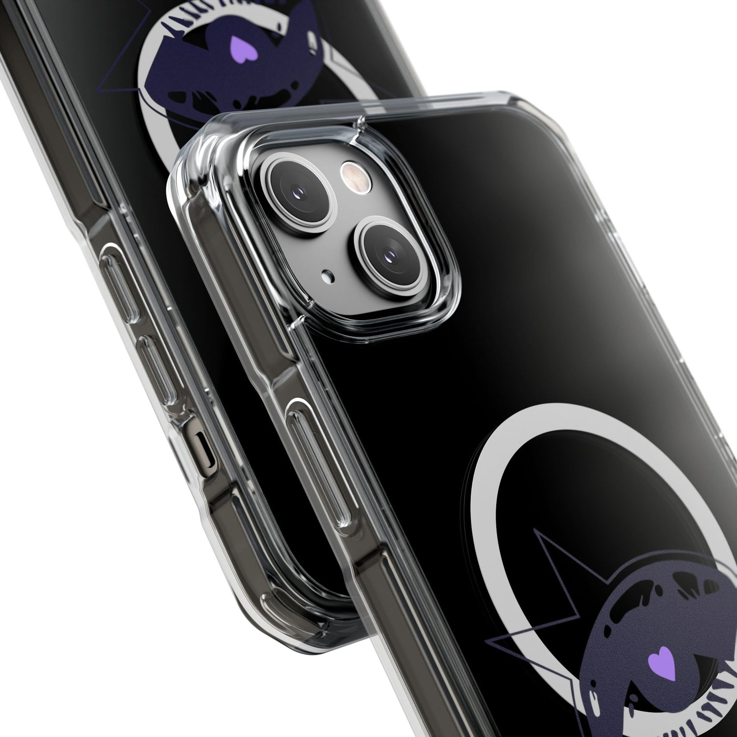 Purple Starry Eye Magnetic Clear Impact Case
