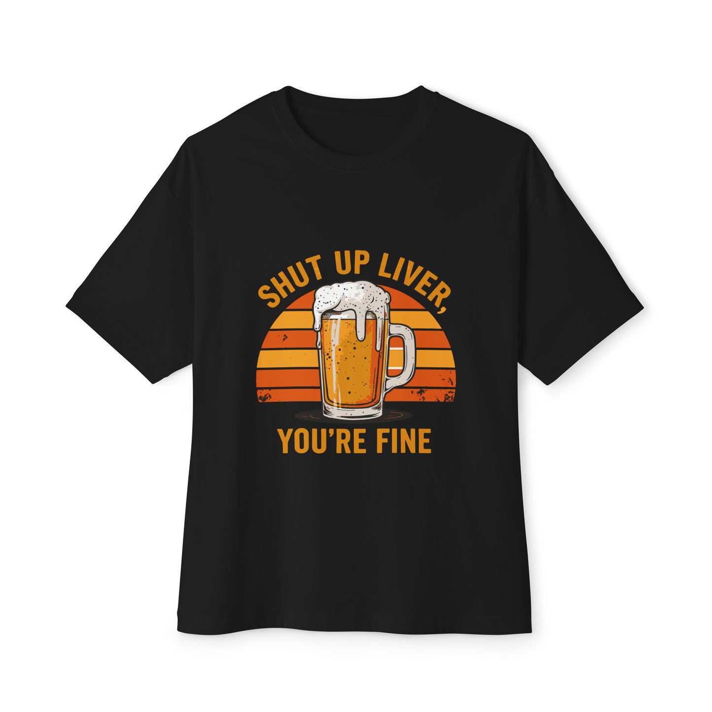 Oversized boxy Tee – Snazzy You're fine Edition