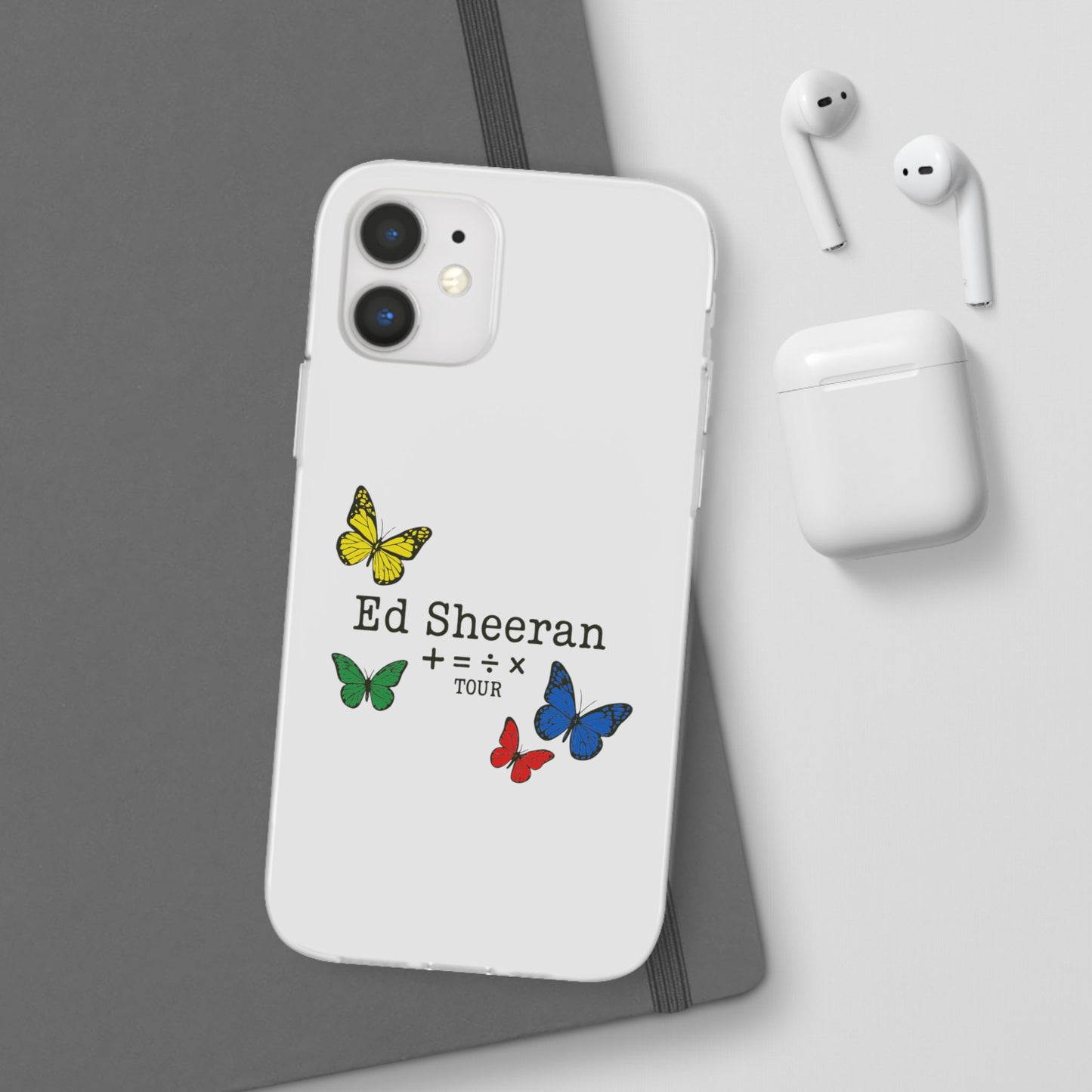 Flexi Case – Ed Sheeran butterfly edition (iPhone X–16 Pro Max)