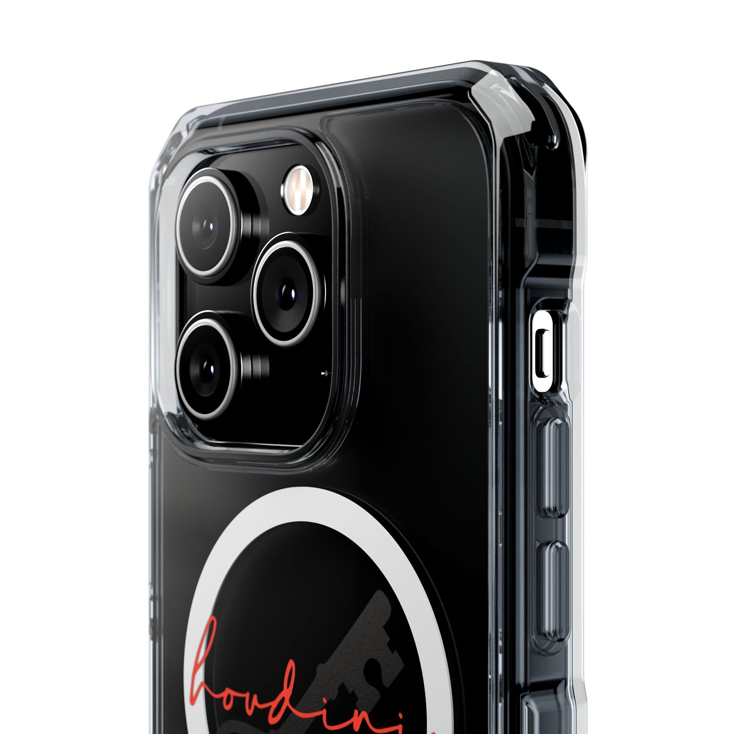 Cursive Spell “Houdini” Magnetic Clear Impact case