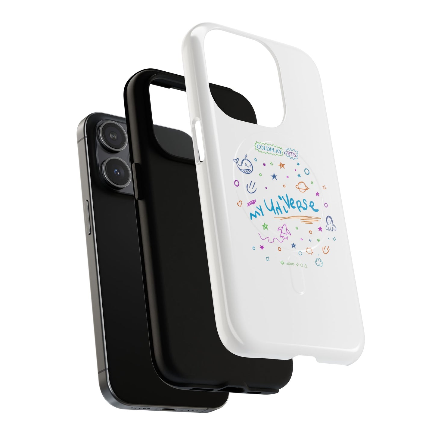Neon Space Doodles Tough Magnetic Case