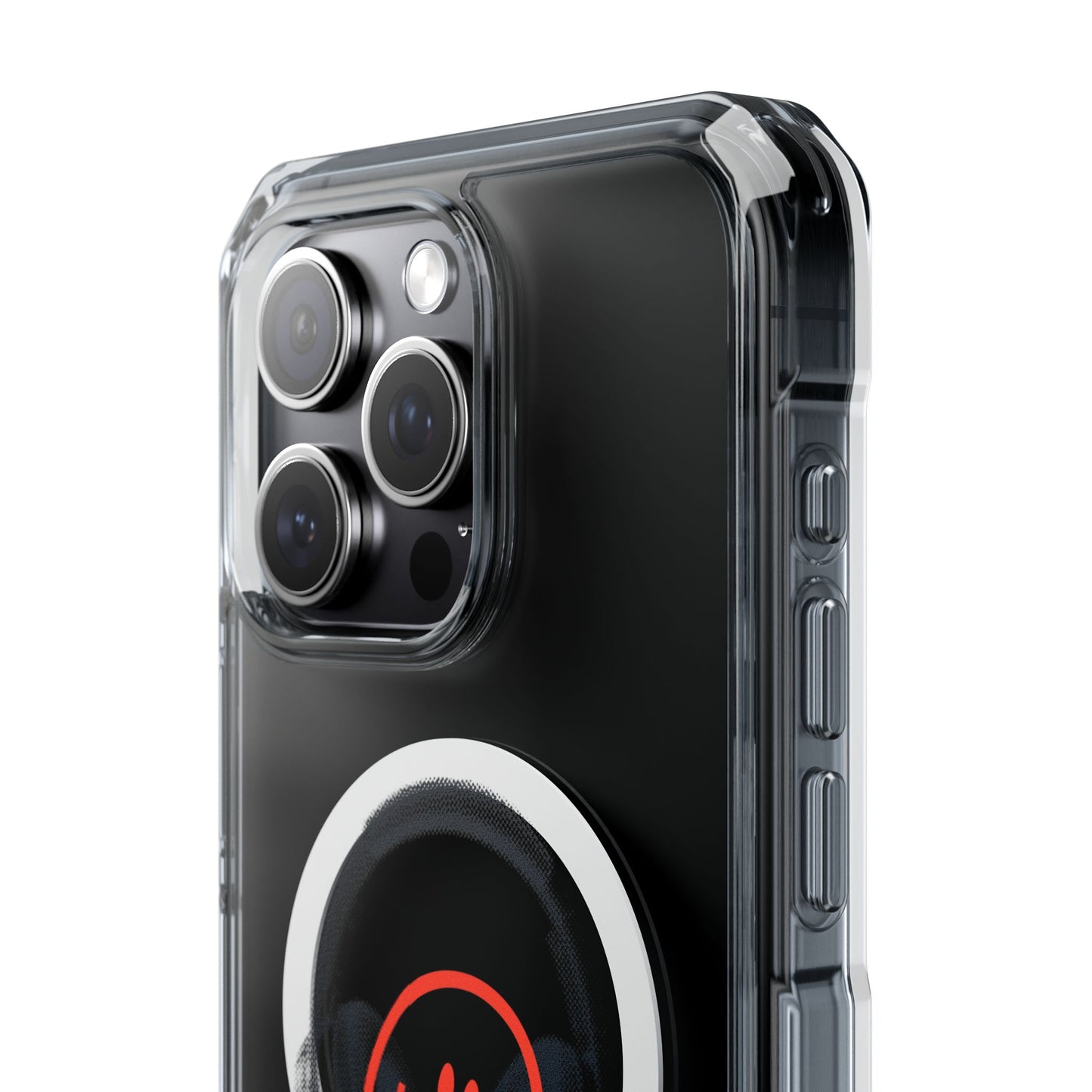 Smiley Beats Graphic Magnetic Clear Impact Case