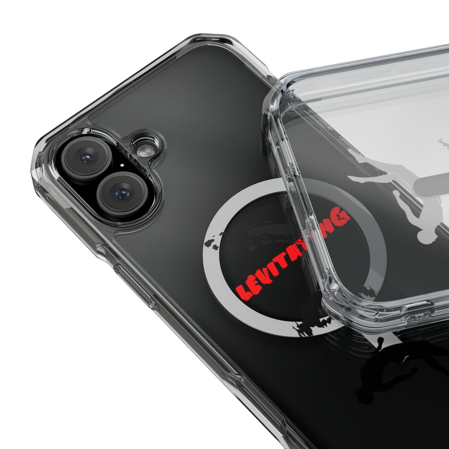 Levitating Vibes Magnetic Clear Impact case