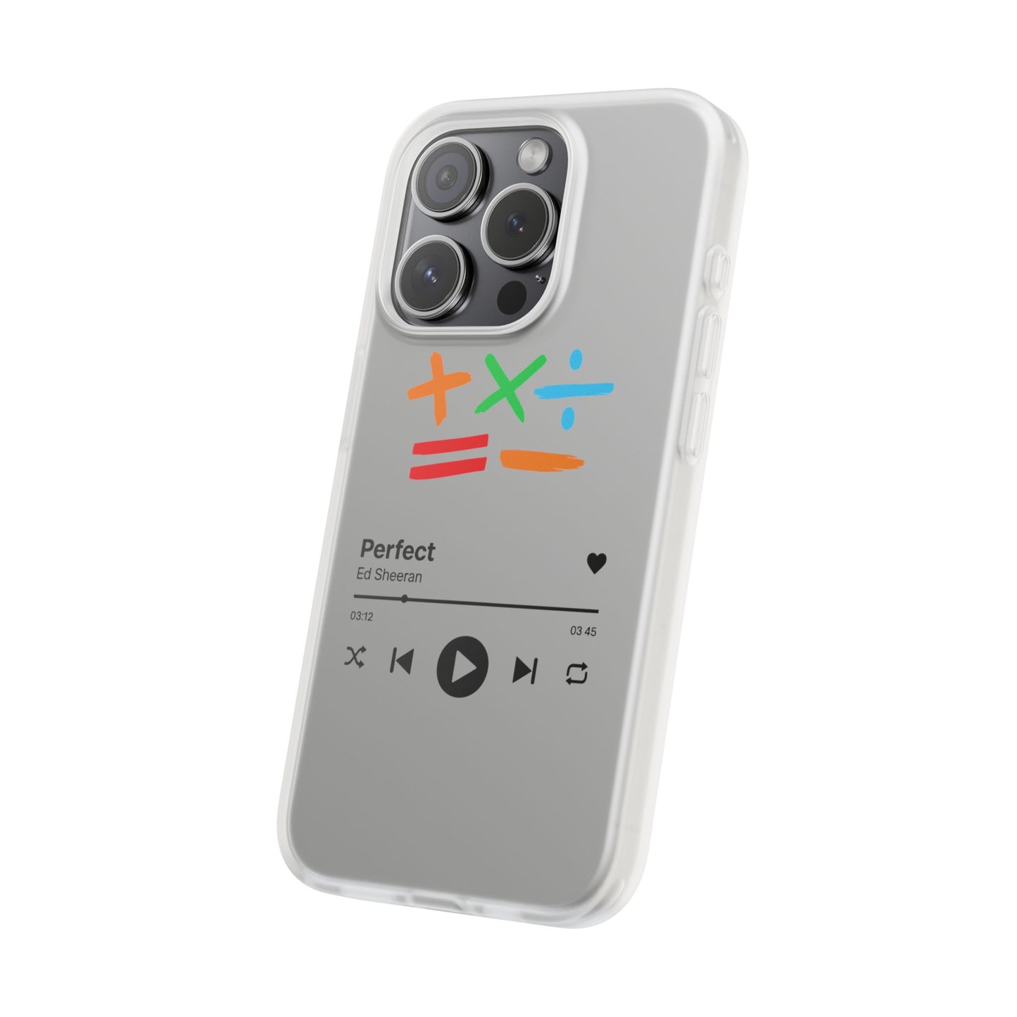 Flexi Case – Ed Sheeran Music Design (iPhone X–16 Pro Max)