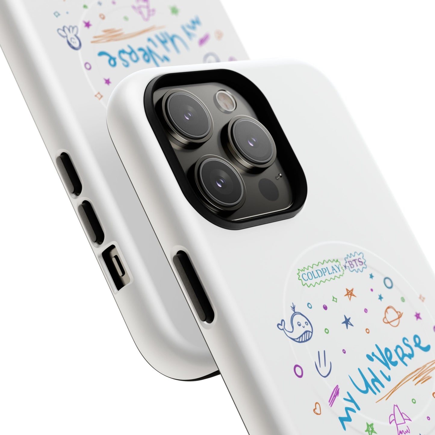 Neon Space Doodles Tough Magnetic Case