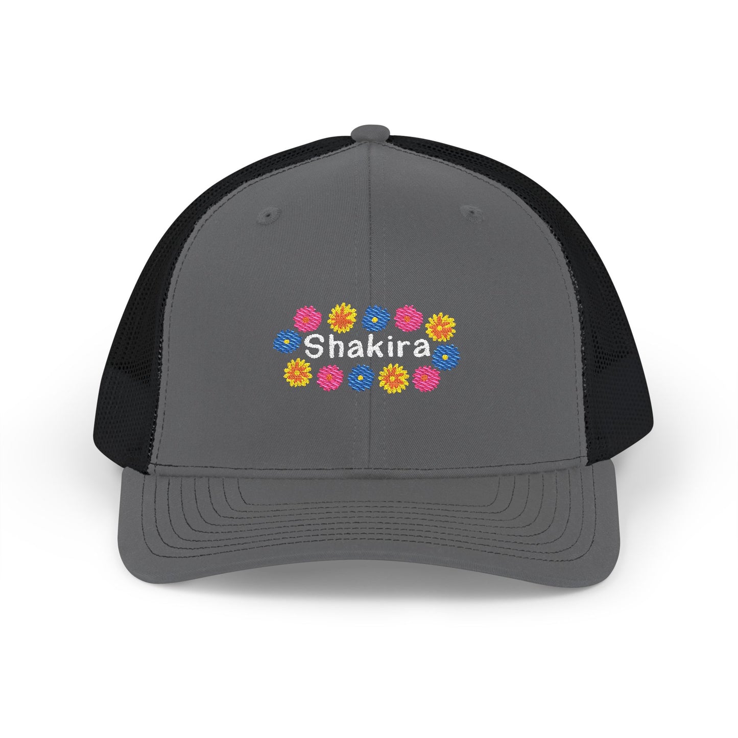 Retro Floral Groove Snapback Trucker cap