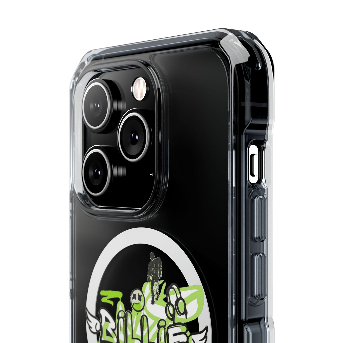 Grunge Angel Graffiti Magnetic Clear Impact Case