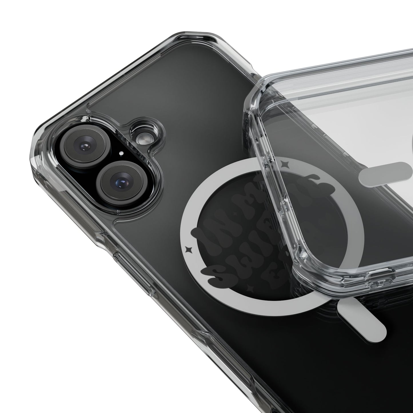 Retro Girl Power Magnetic clear Impact Case