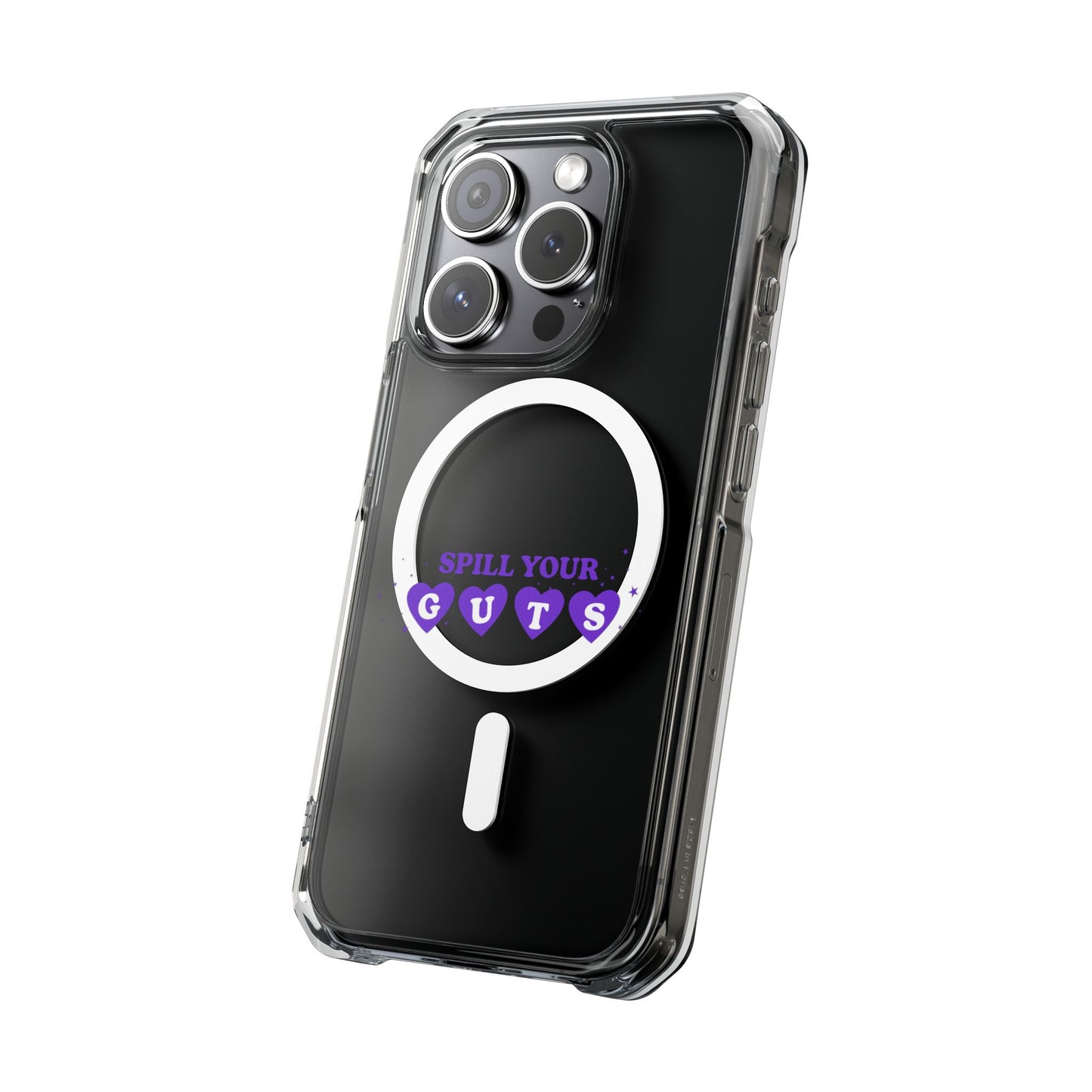 Spill Your Guts Heart Magnetic Clear Impact Case