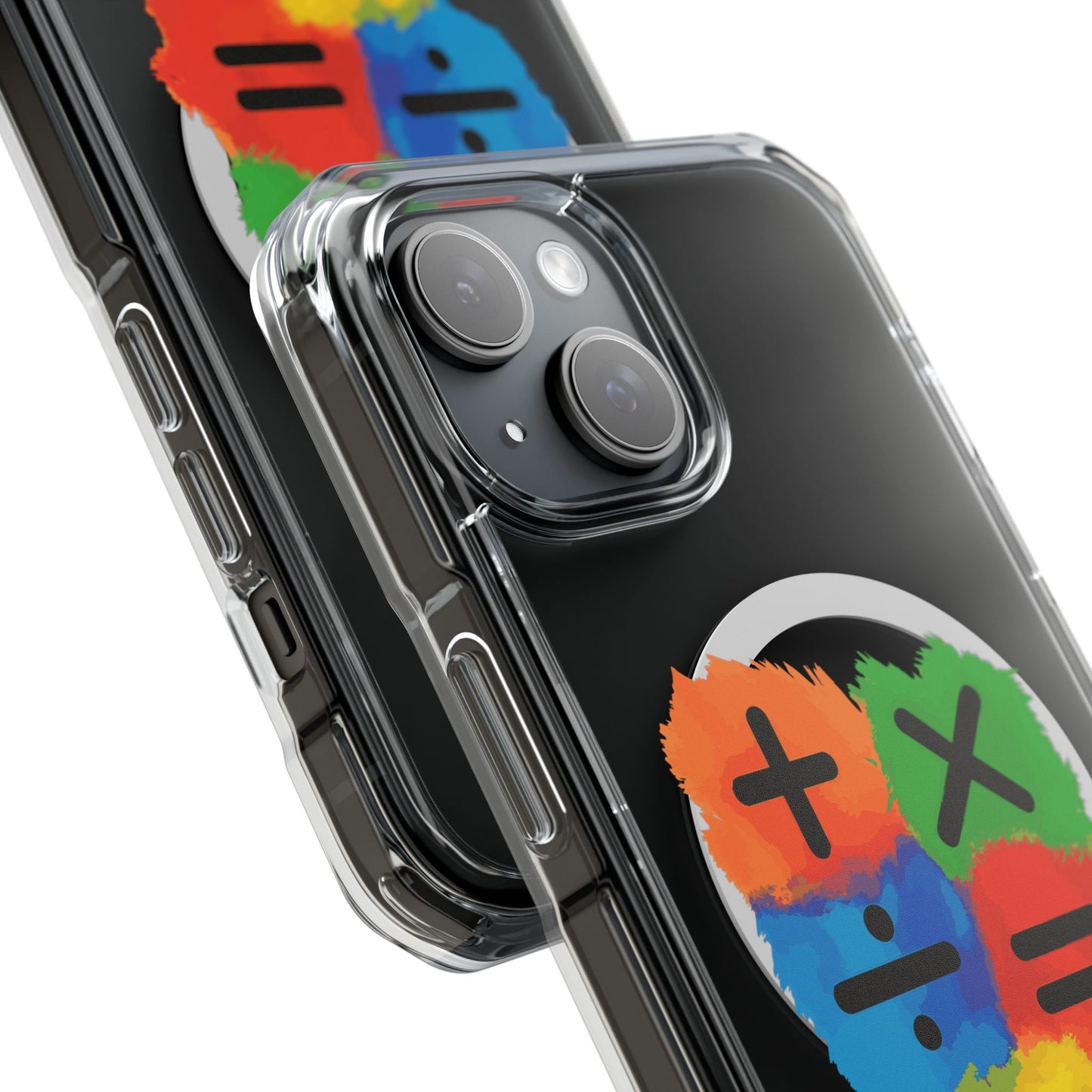 Orange Equals Symbol Magnetic Clear Impact Case