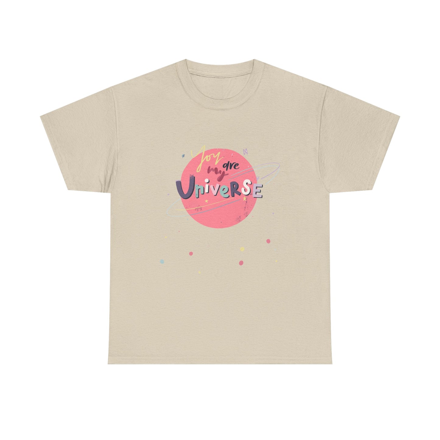 Pastel Planet & Universe Unisex Cotton Tee