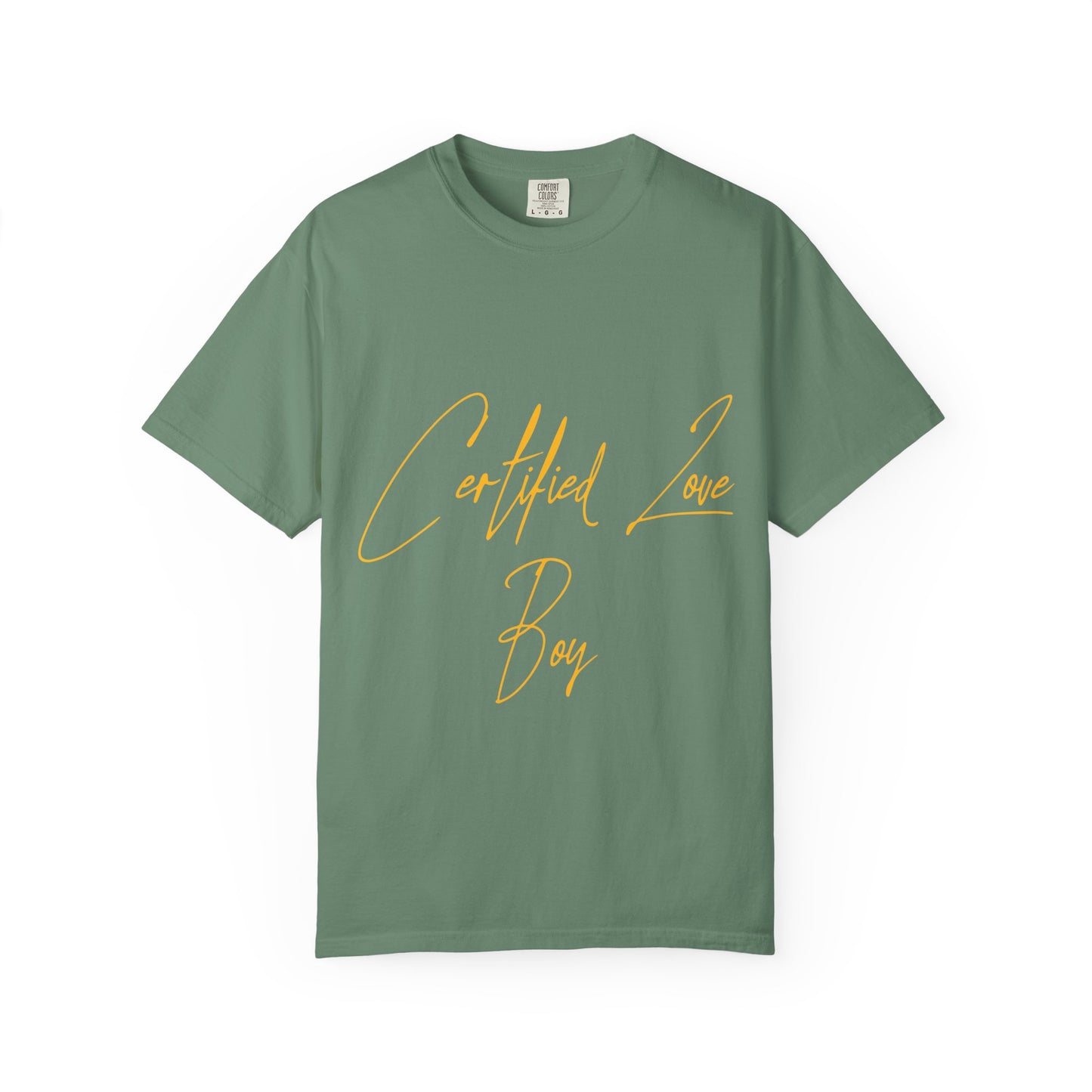 Certified Lover Boy Script Dyed Tshirt