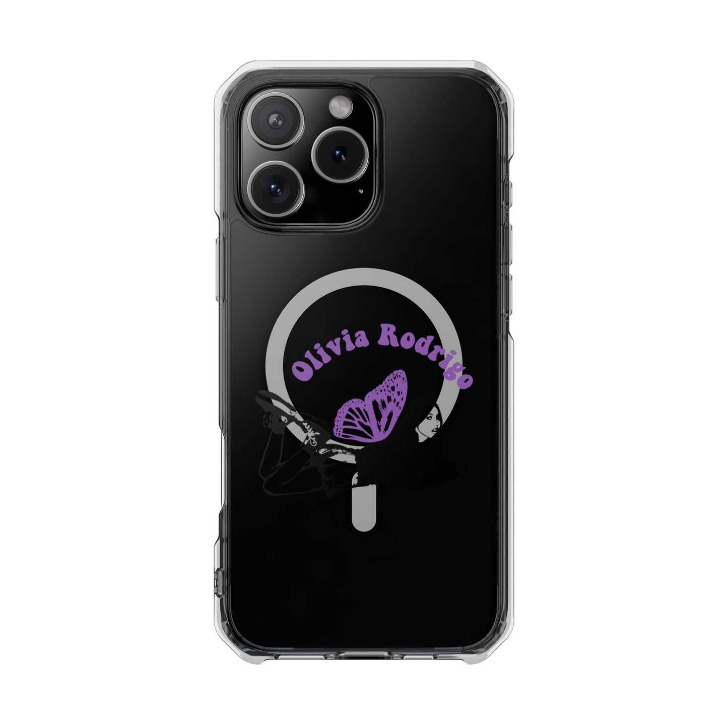 Olivia Rodrigo Butterfly Arc Magnetic Clear Impact Case