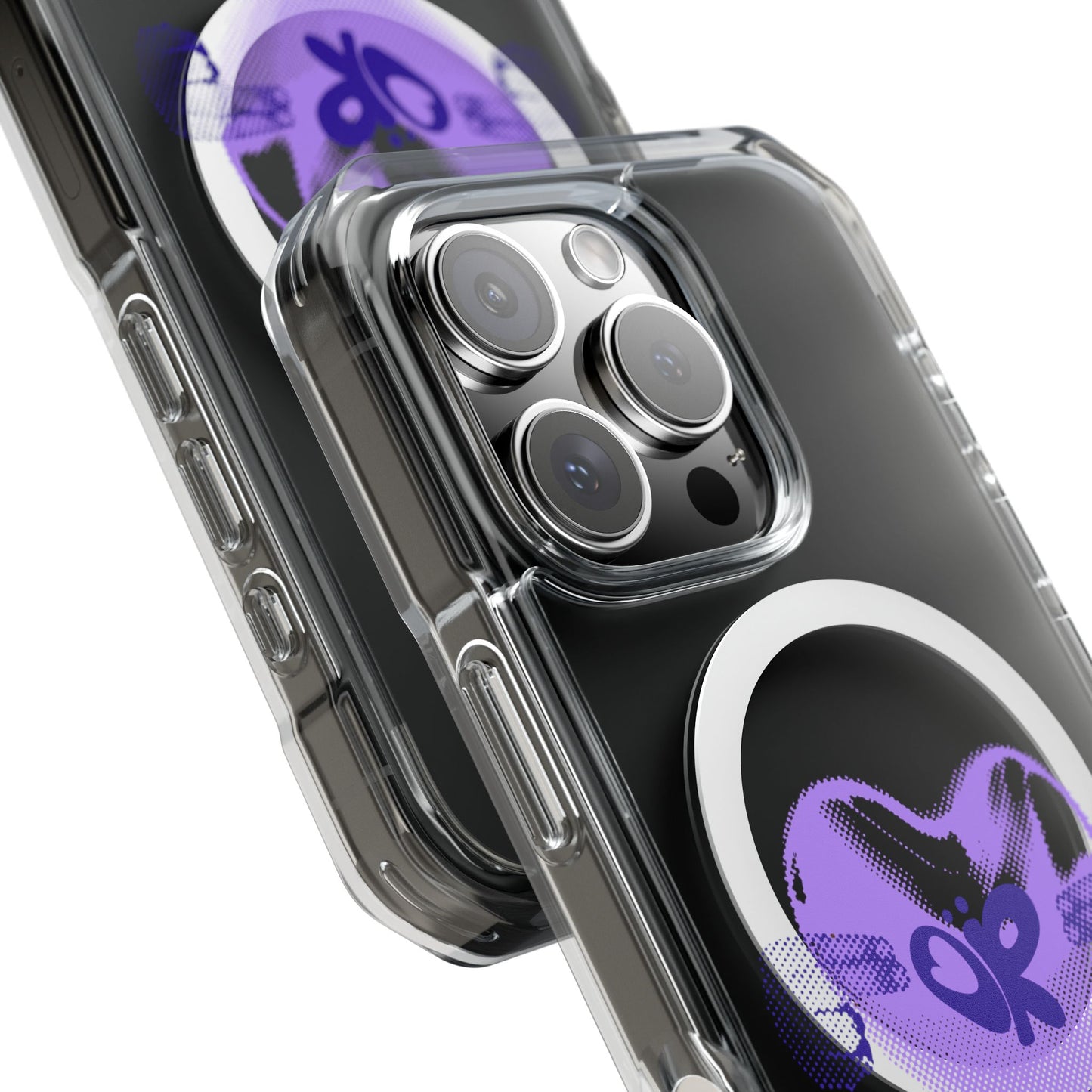 Heart Balloon OR Pop Art Magnetic Clear Impact Case