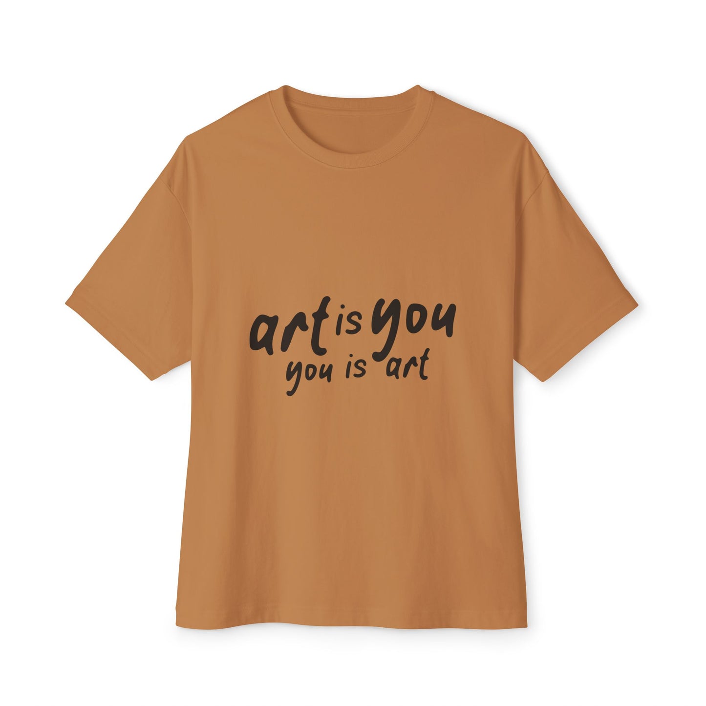 Red Scribble Heart Unisex Oversized Boxy Tee