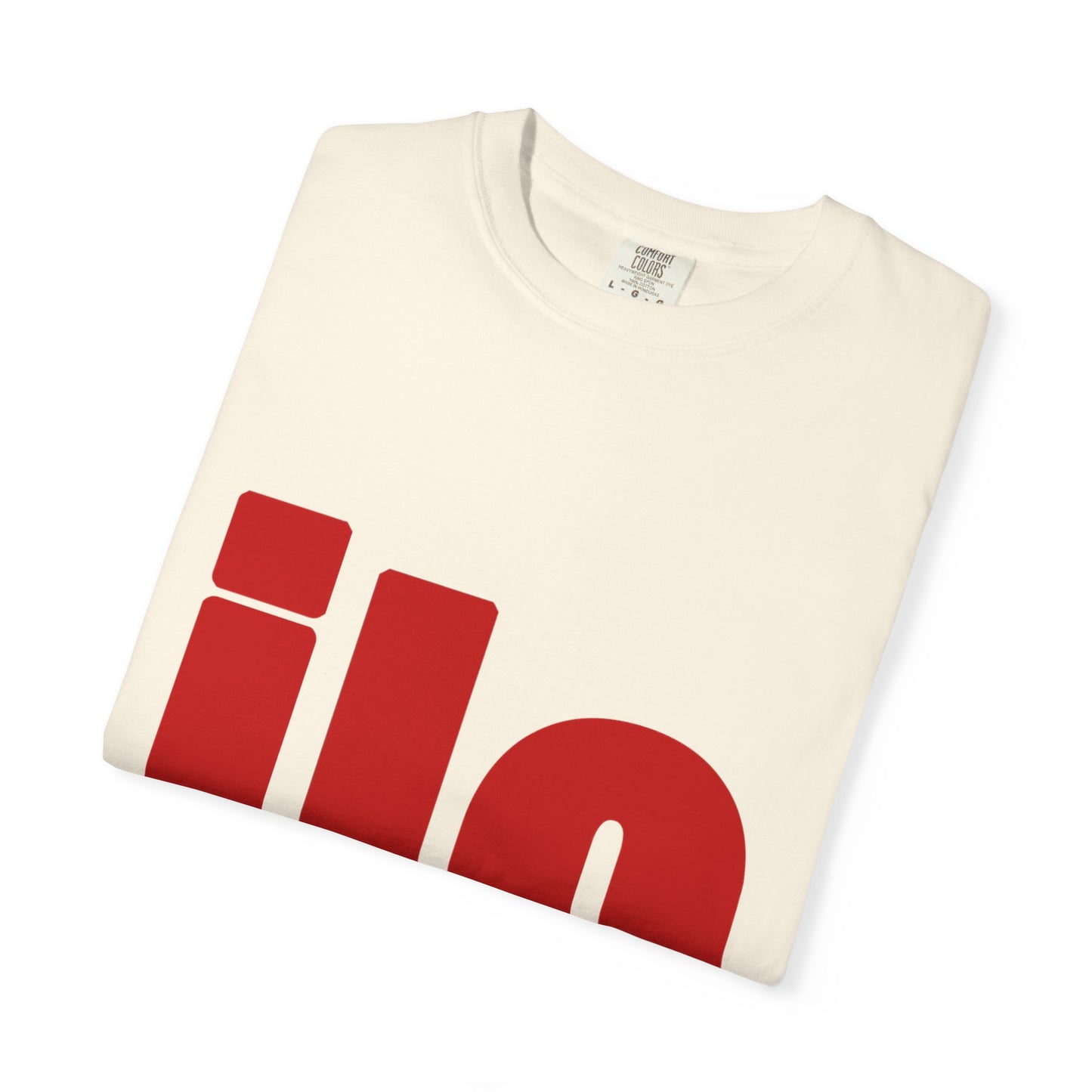 ILO Bold Red Block Unisex Dyed T-shirt
