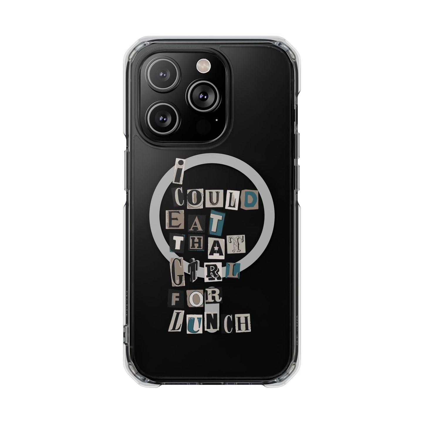Mixed Message Collage Magnetic Clear Impact Case