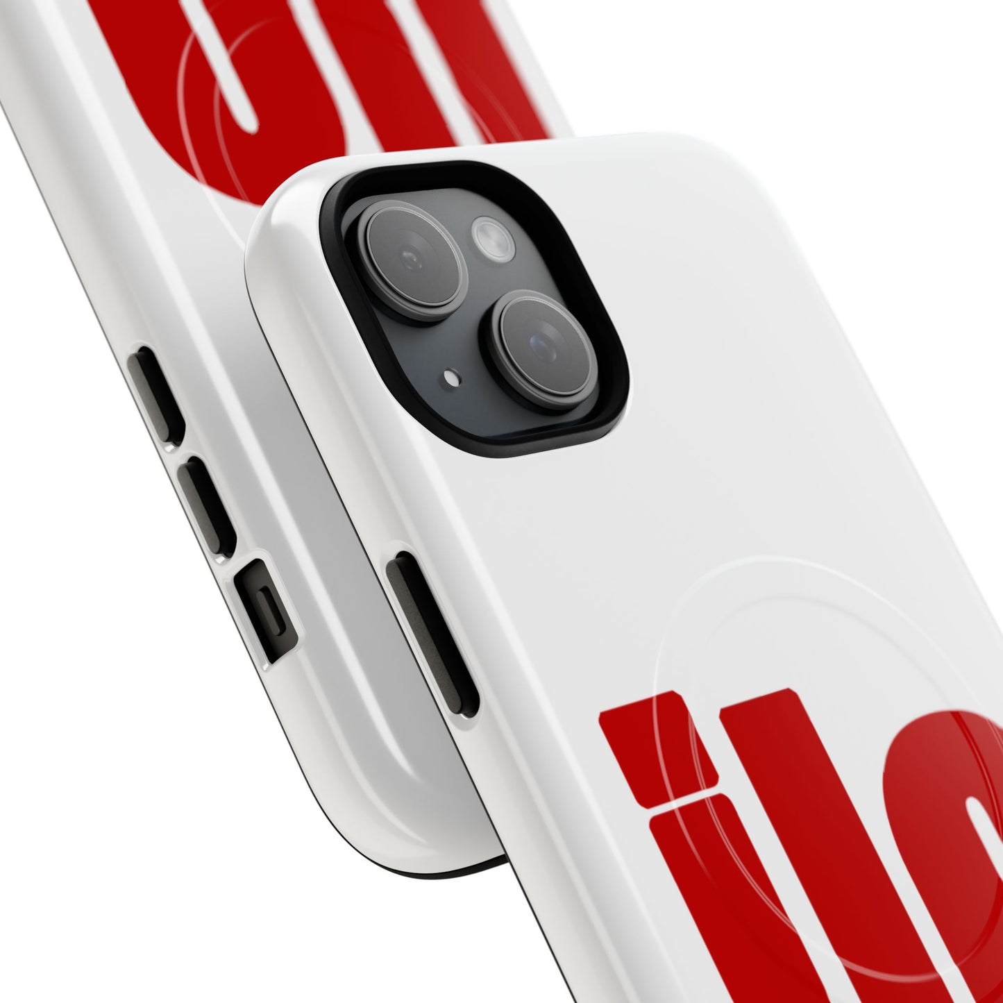 ILO Bold Red Block Tough Magnetic Case