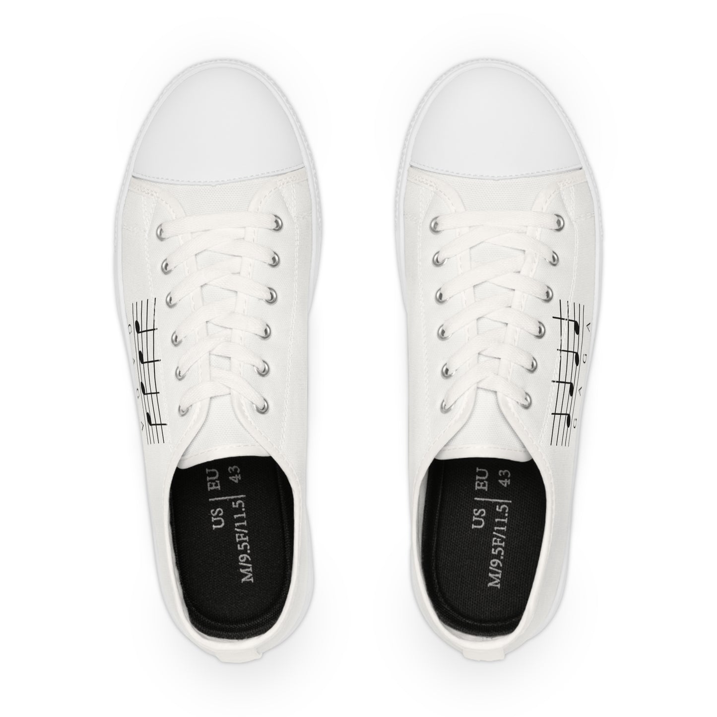 Signature Line Art – Unisex Low Top Sneakers