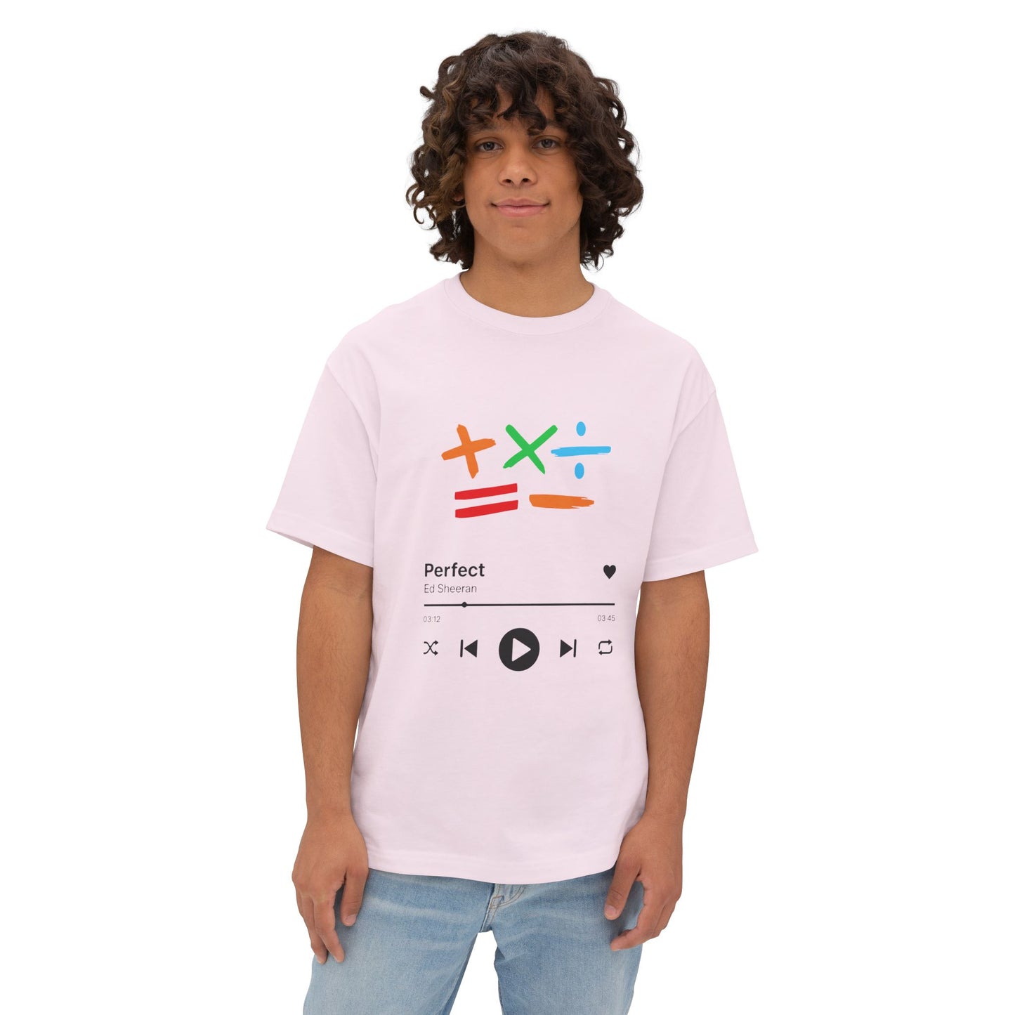 Oversized boxy tee | Ed sheeran music edition