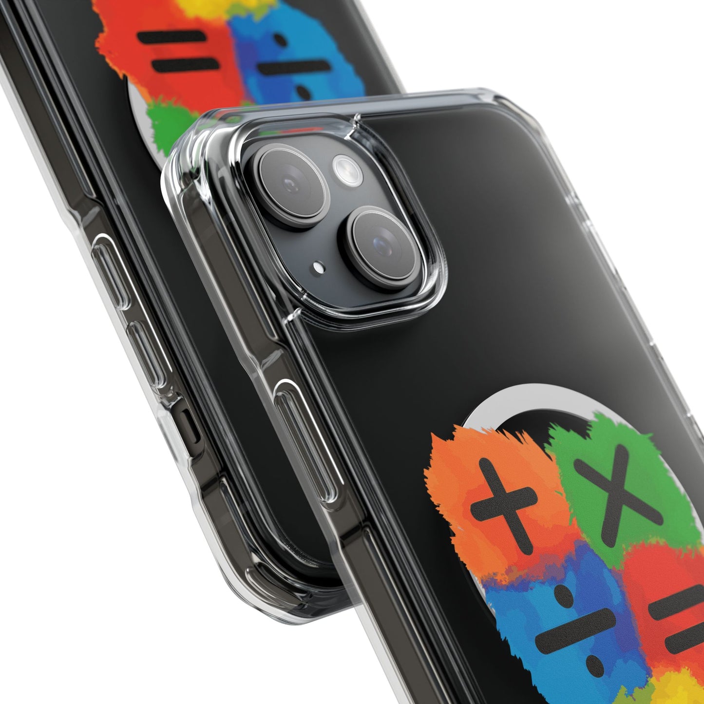 Orange Equals Symbol Magnetic Clear Impact Case