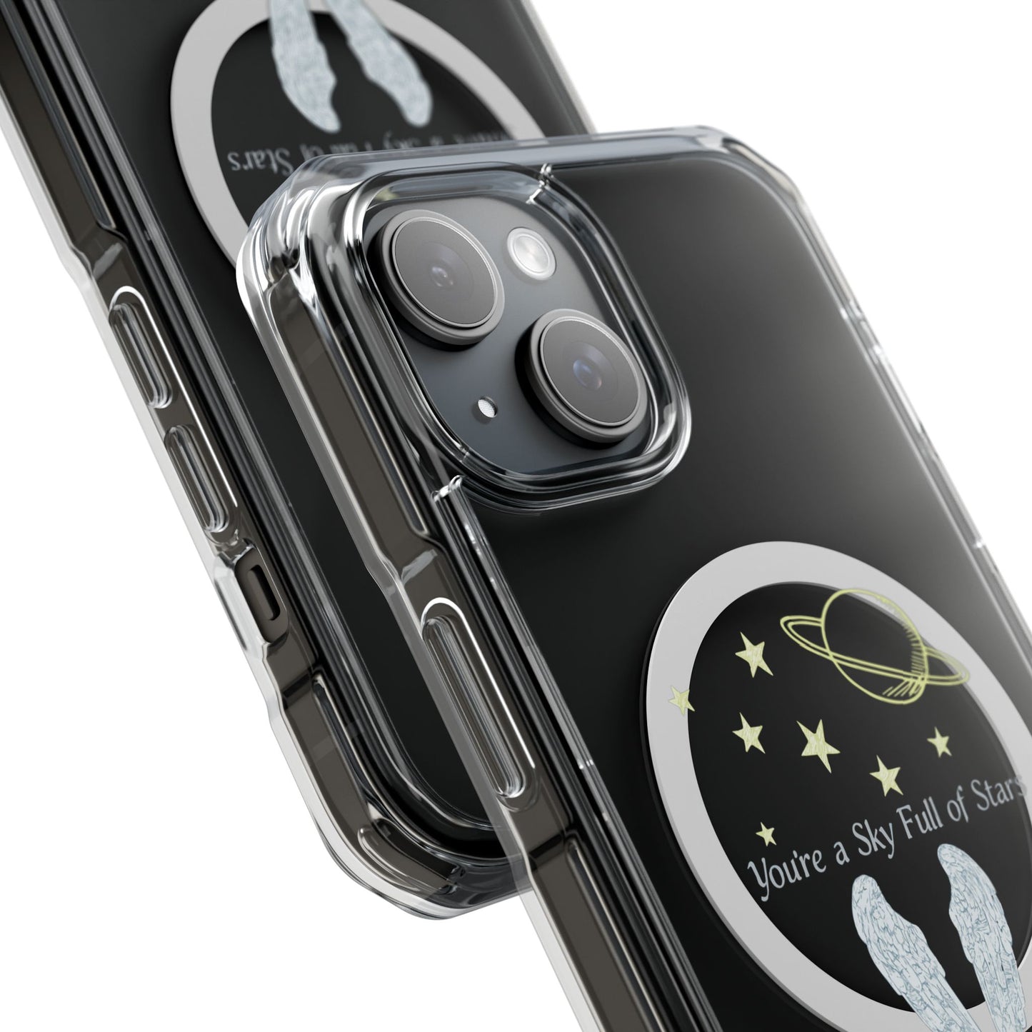 Starry Sky Wings Magnetic Clear Impact case
