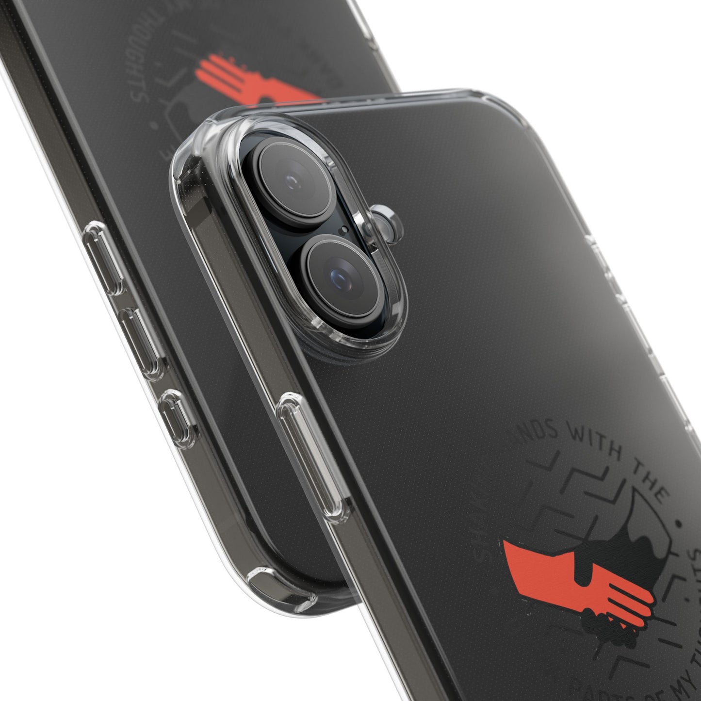 Dark Grip Clear Case