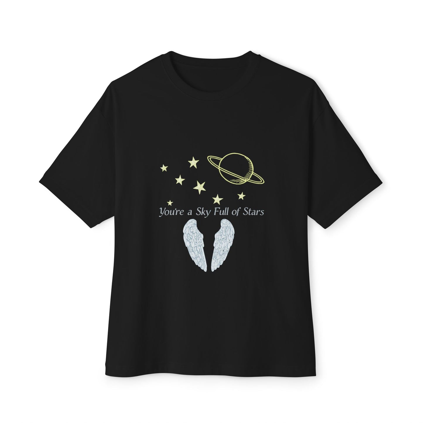 Starry Sky Wings Unisex Oversized Boxy Tee