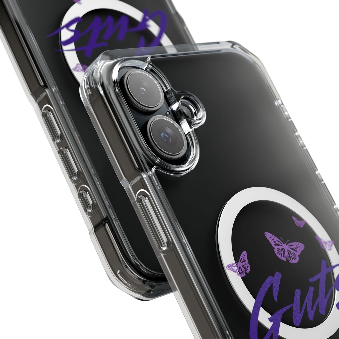 Guts & Butterflies Magnetic Clear Impact Case