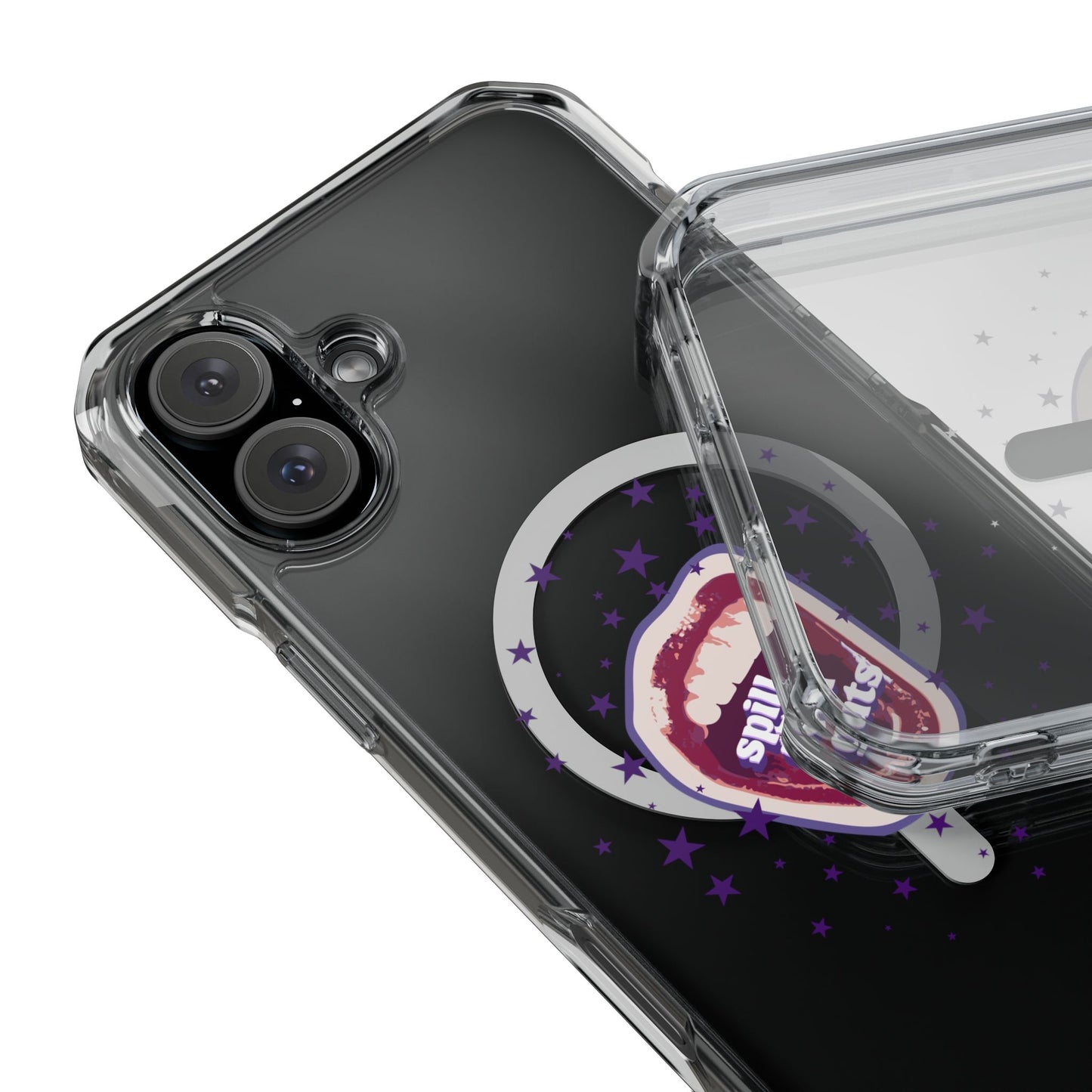 Spill Your Guts Scream Magnetic Clear Impact Case
