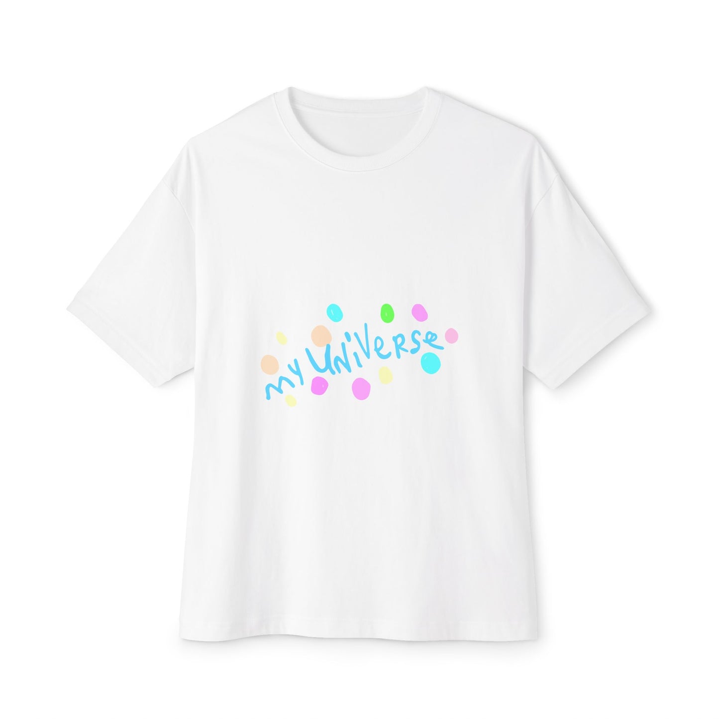 Pastel Universe Unisex Oversized Boxy Tee